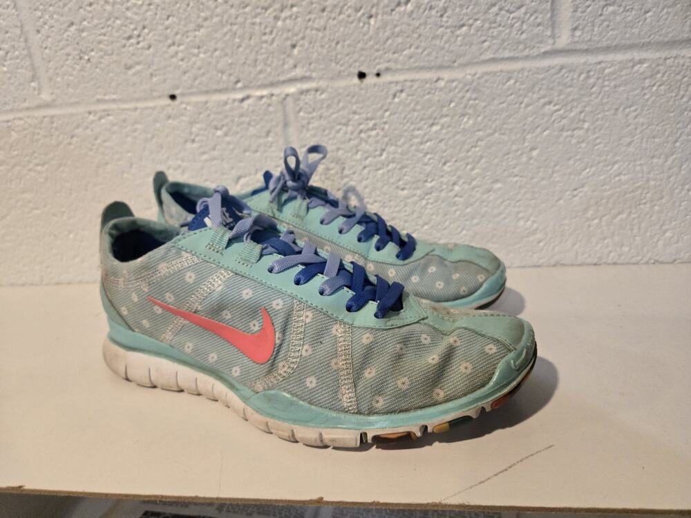 Nike Free Twist Teal/blue Womens 8 (2012) Used Fair Condition